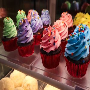 Rainbow Party Cupcake Box