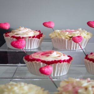 Candy Heart Cupcake Box