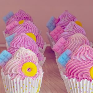 Pink Candy Cupcake Box