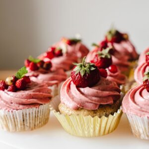 Strawberry Cupcake Box