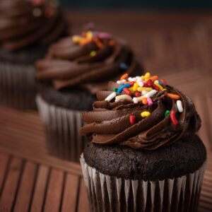 Chocolate Cupcake Box