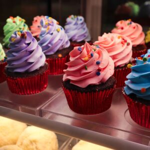 Rainbow Party Cupcake Box